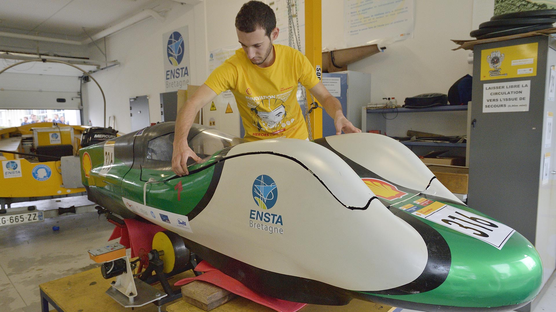 ENSTA Bretagne : projet étudiant automobile Shell Eco-Marathon
