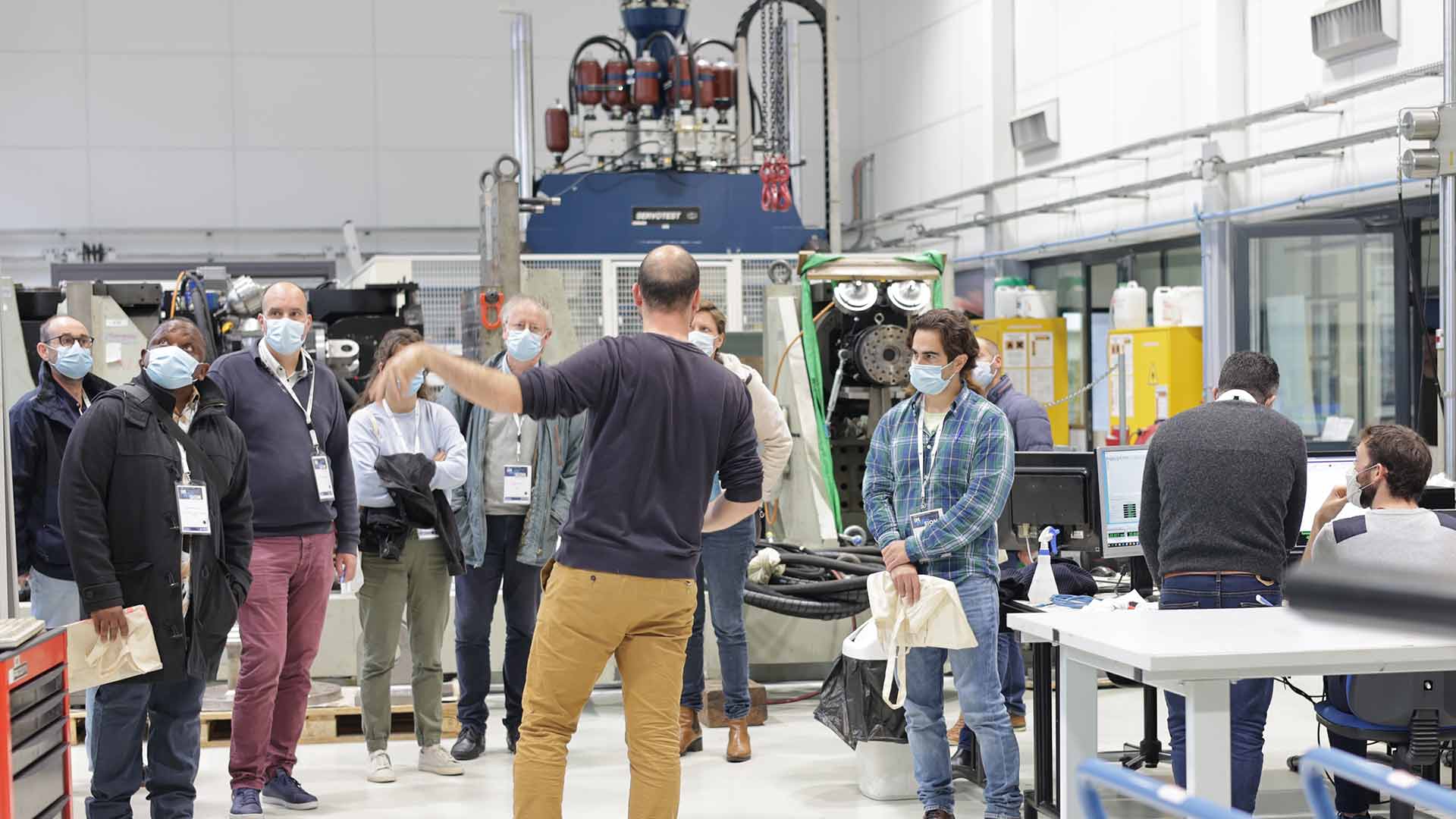 ENSTA Bretagne : Visite du centre d'essais en mécanique, PFT Masmeca