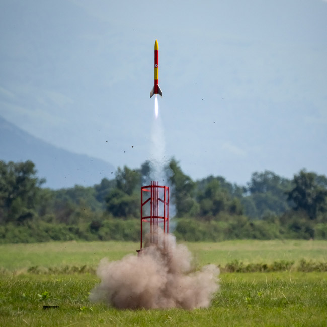 ENSTA Bretagne : vol d'une fusée lors du concours C-SPACE