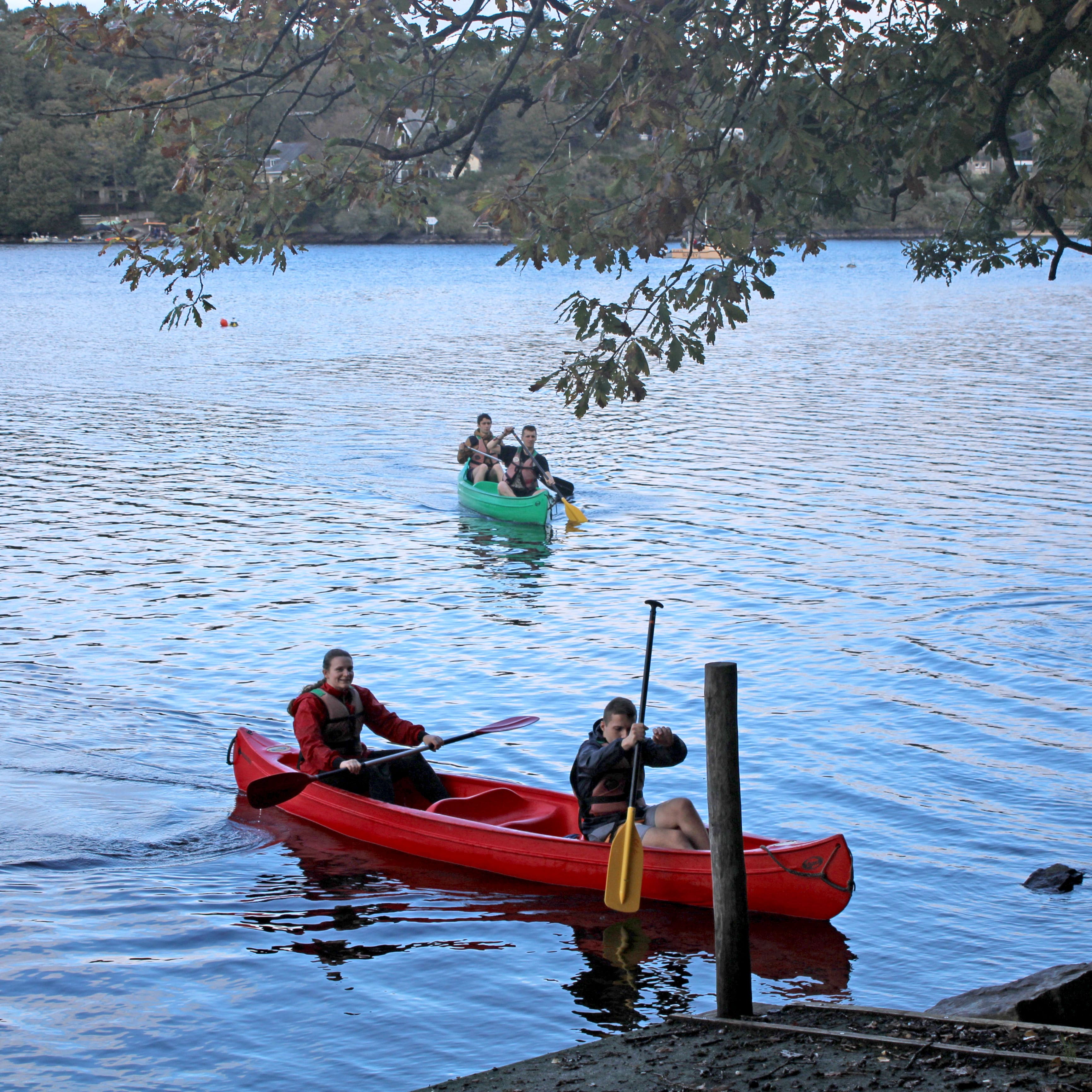 Les étudiants ont organisés une après-midi kayak