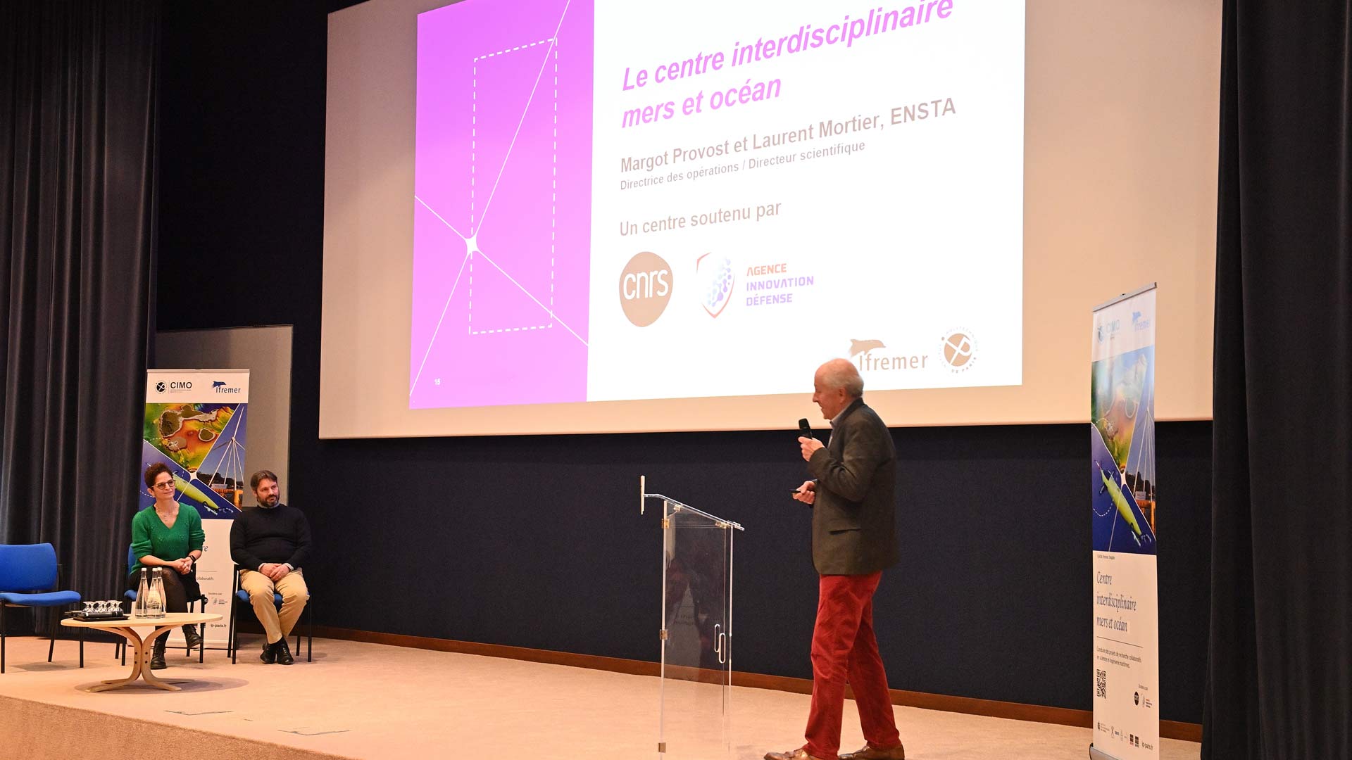 Présentation du centre interdisciplinaire Mers et océan par Laurent Mortier, enseignant-chercheur à l'ENSTA