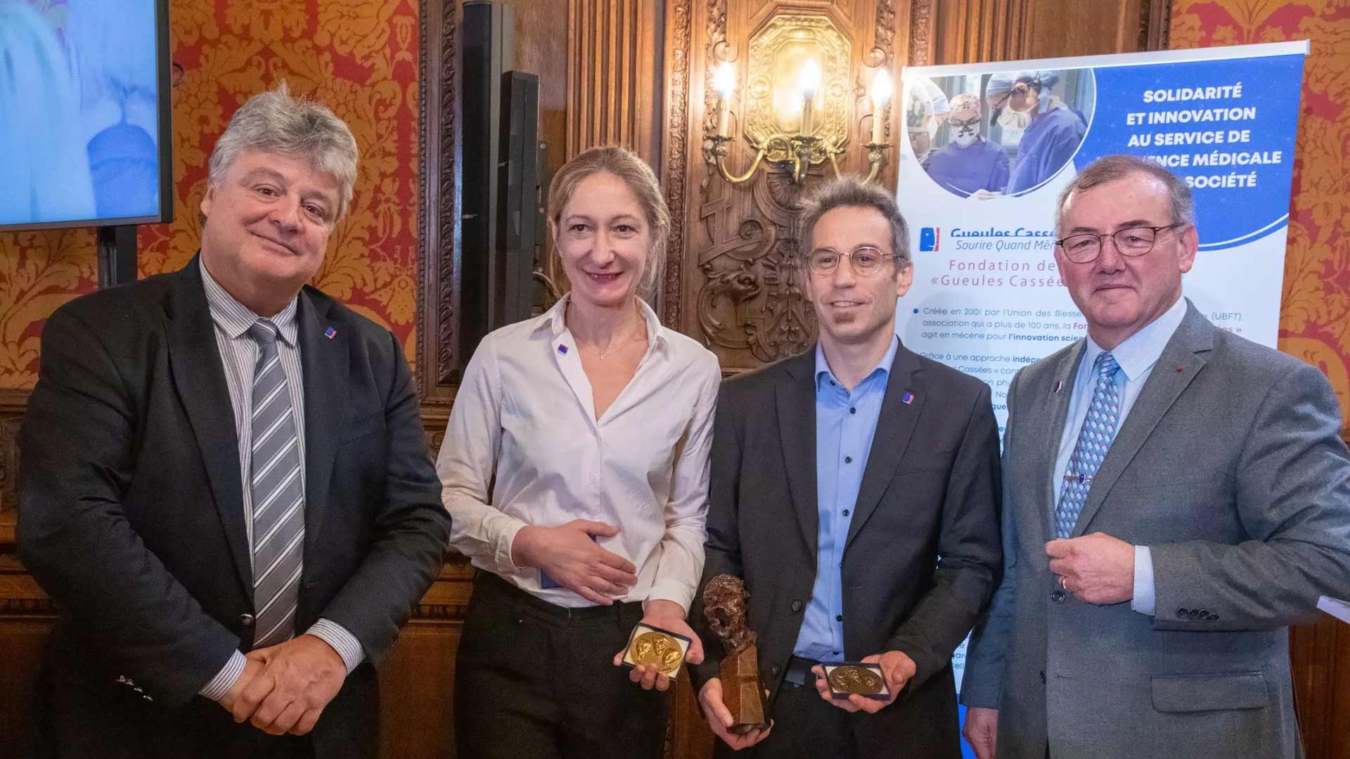 Remise des prix par la Fondation des Gueules Cassées