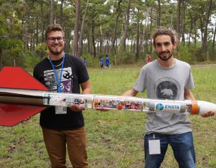 ENSTA Bretagne : fusée du club Spacieta propulsée lors du C-Space