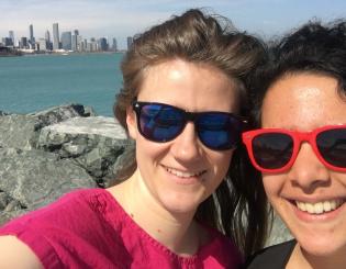 ENSTA Bretagne : Ophélia et Hélène, étudiantes ENSTA Bretagne en substitution à Chicago