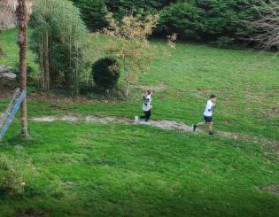 ENSTA Bretagne : Course à pied dans son jardin pendant le confinement