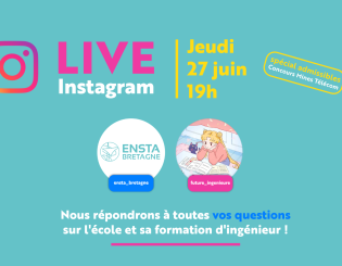 ENSTA Bretagne : Live Instagram pour les admissibles au Concours Mines Télécom 2024